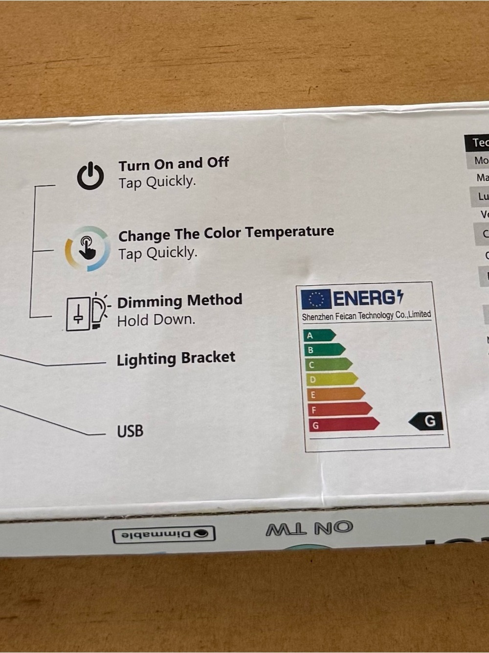 LED Light Dimmable For Computer Screen Reading Light New - Picture 6 of 7